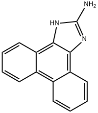 2-aminophenanthroimidazole 结构式