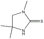 2-Imidazolidinethione,1,4,4-trimethyl-(9CI) Structure