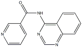 3-Pyridinecarboxamide,N-4-quinazolinyl-(9CI) Structure