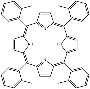 Meso-Tetra(2-Methylphenyl) porphine 化学構造式