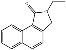 1H-Benz[e]isoindol-1-one,2-ethyl-2,3-dihydro-(9CI) 结构式