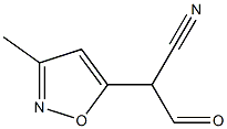 5-Isoxazoleacetonitrile,-alpha--formyl-3-methyl-(9CI) Structure