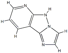 1H-Imidazo[1,2:1,5]pyrazolo[3,4-b]pyridine  (9CI) Structure