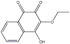 1,4-Naphthalenedione,2-ethoxy-3-hydroxy-(9CI) 结构式