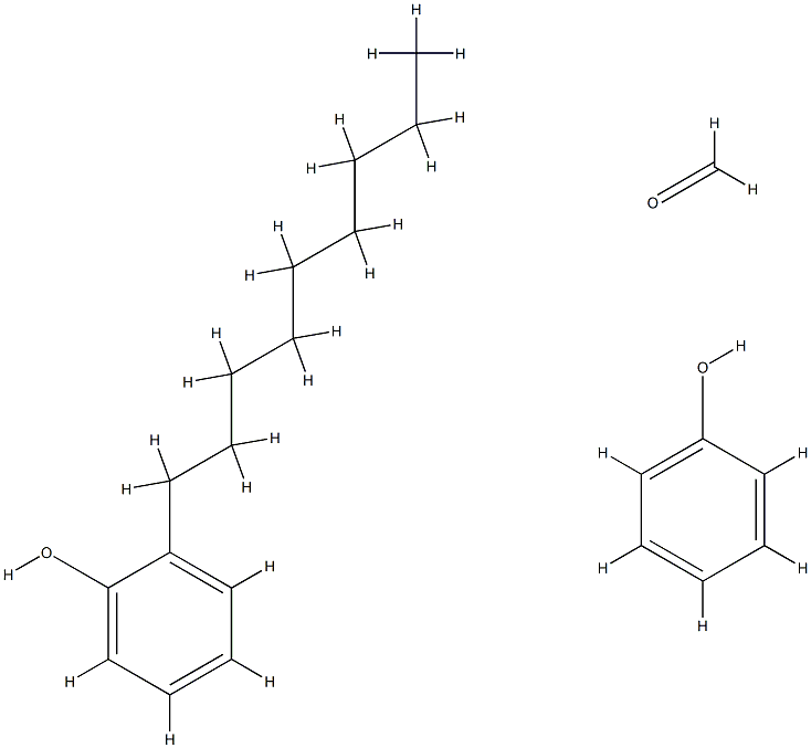 Formaldehyde, polymer with nonylphenol and phenol Structure