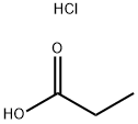 HYDROCHLORIC AC./PROP. AC. 1:1(V/V)PROT. 化学構造式