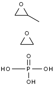 甲基环氧乙烷与环氧乙烷磷酸酯的聚合物, 37280-82-3, 结构式