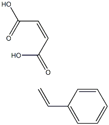 マレイン酸二ナトリウム·スチレン共重 化学構造式