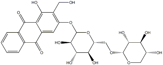 LUCIDIN-3-O-PRIMEVEROSIDE 结构式