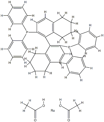 Diacetato[(R)-(+)-2,2'-bis(diphenylphosphino)-5,5',6,6',7,7',8,8'-octahydro-1,1'-binaphthy]ruthenium(II)