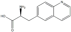 L-Β-(6-喹啉基)-丙氨酸, 37440-03-2, 结构式