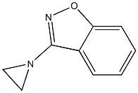1,2-Benzisoxazole,3-(1-aziridinyl)-(9CI) 结构式