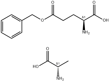 gamma-benzylglutamate-alanine copolymer 结构式