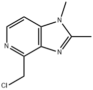 1H-Imidazo[4,5-c]pyridine,4-(chloromethyl)-1,2-dimethyl-(9CI),375352-00-4,结构式