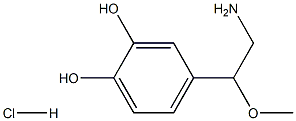 DL-β-O-Methylnorepinephrine Hydrochloride Struktur