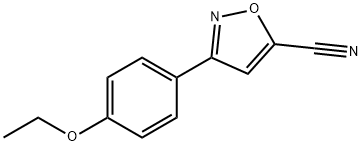 5-Isoxazolecarbonitrile,3-(4-ethoxyphenyl)-(9CI) Structure