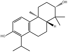 14-イソプロピルポドカルパ-8,11,13-トリエン-3β,13-ジオール 化学構造式