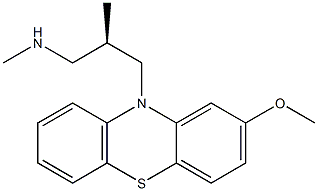 N-desmethyllevomepromazine Struktur