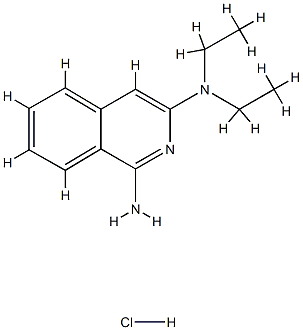 1,3-Isoquinolinediamine, N(sup 3),N(sup 3)-diethyl- 结构式