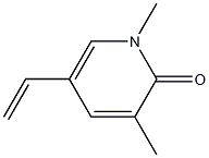 2(1H)-Pyridinone,5-ethenyl-1,3-dimethyl-(9CI) 化学構造式