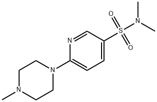(Methyl-4 piperazinyl-1)-2 pyridinedimethylsulfonamide [French] Struktur