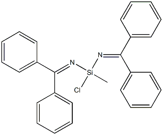 α-Chloro-N,N'-bis(diphenylmethylene)-α-methylsilanediamine Structure