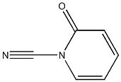 1(2H)-Pyridinecarbonitrile,2-oxo-(9CI) Structure