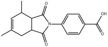 380443-04-9 4-(4,6-dimethyl-1,3-dioxo-1,3,3a,4,7,7a-hexahydro-2H-isoindol-2-yl)benzoic acid