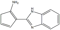 1,3-Cyclopentadien-1-amine,2-(1H-benzimidazol-2-yl)-(9CI) Structure