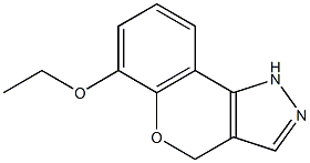 [1]Benzopyrano[4,3-c]pyrazole,6-ethoxy-1,4-dihydro-(9CI) 化学構造式