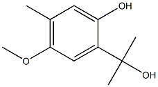 2-Hydroxy-5-methoxy-α,α,4-trimethylbenzenemethanol 结构式