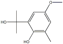 2-Hydroxy-5-methoxy-α,α,3-trimethylbenzenemethanol Structure