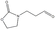 3-(2-氧代-1,3-噁唑烷-3-基)丙醛 结构式