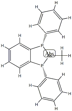 2,3-Dihydro-2β-methyl-1α,3α-diphenyl-1H-1,3,2-benzodiphospharsole Struktur