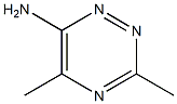 1,2,4-Triazin-6-amine,3,5-dimethyl-(9CI),383398-95-6,结构式