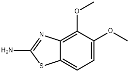 2-Benzothiazolamine,4,5-dimethoxy-(9CI) 化学構造式