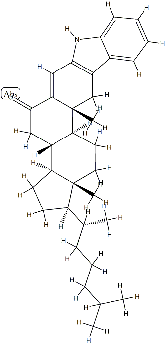 1'H-Cholest-2-eno[3,2-b]indol-4-en-6-one|
