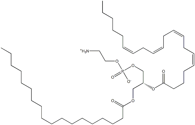 L-Α-PHOSPHATIDYLETHANOLAMINE (LIVER, BOVINE);LIVER PE 结构式