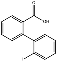 2-BIPHENYL-2'-Iodo-CARBOXYLIC ACID 化学構造式