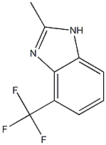 1H-Benzimidazole,2-methyl-4-(trifluoromethyl)-(9CI),384-32-7,结构式