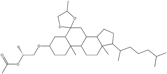 38404-89-6 3β-[2-(Acetyloxy)propoxy]-5α-cholestan-6-one 1,2-propanediyl acetal