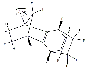1,2,3,4,5,8,9,9,10,10,11,11-Dodecafluoro-1,4,5,6,7,8-hexahydro-1α,4α-ethano-5β,8β-methanonaphthalene,38432-03-0,结构式