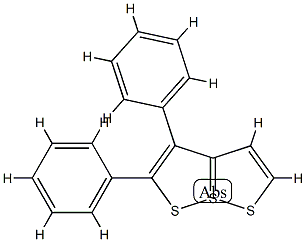 1,6,6aIVS-Trithiapentalene, 2,3-diphenyl-,38443-38-8,结构式