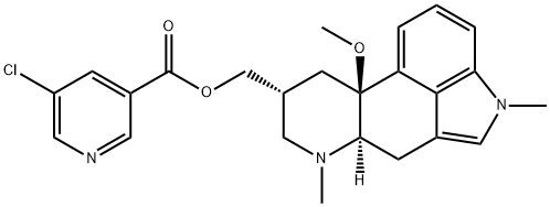 尼麦角林杂质 A, 38536-28-6, 结构式