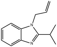 1H-Benzimidazole,2-(1-methylethyl)-1-(2-propenyl)-(9CI) Struktur