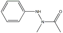 N'-メチル-N'-フェニルアセトヒドラジド 化学構造式