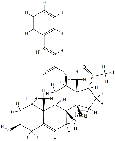 38627-29-1 (17α)-3β,8,14β-Trihydroxy-12β-(3-phenylpropenoyloxy)pregna-5-ene-20-one