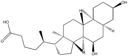 homochenodeoxycholic acid 结构式