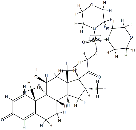 DexaMethasone 23-DiMorpholinophosphinate Structure