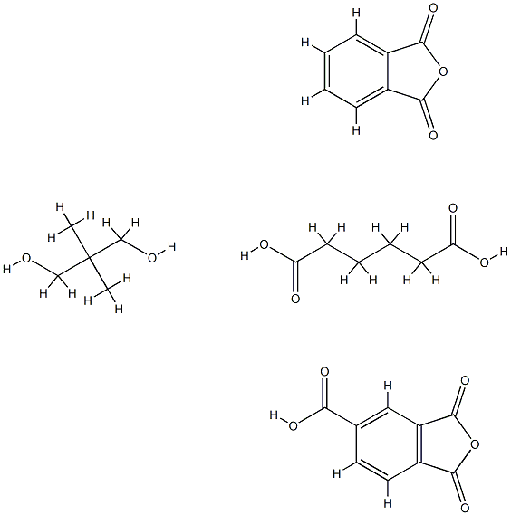 Trimellitic anhydride, phthalic anhydride, neopentyl glycol, adipicacid polymer|2,2-二甲基-1,3-丙二醇和1,3-异苯并呋喃二酮的聚合物